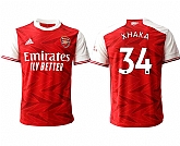 2020-21 Arsenal 34 XHAKA Home Thailand Soccer Jersey,baseball caps,new era cap wholesale,wholesale hats